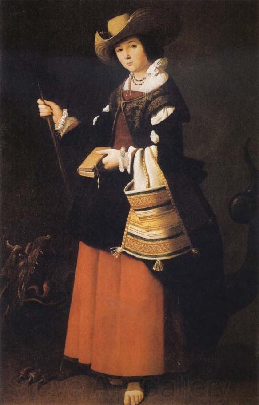 Francisco de Zurbaran St Margaret Germany oil painting art